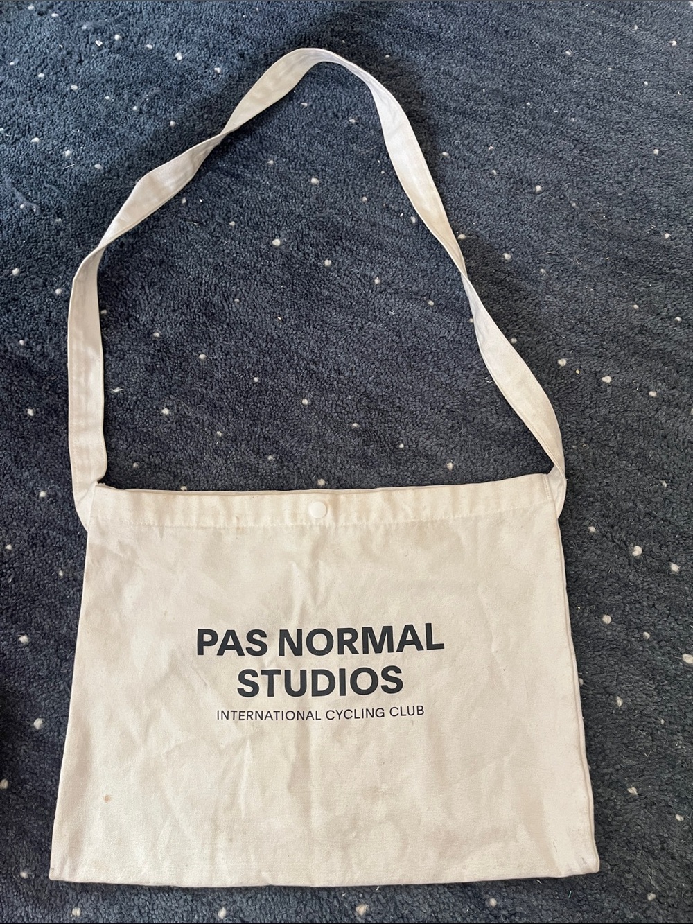 PAS NORMAL STUDIOS Cream Canvas Shoulder Bag
